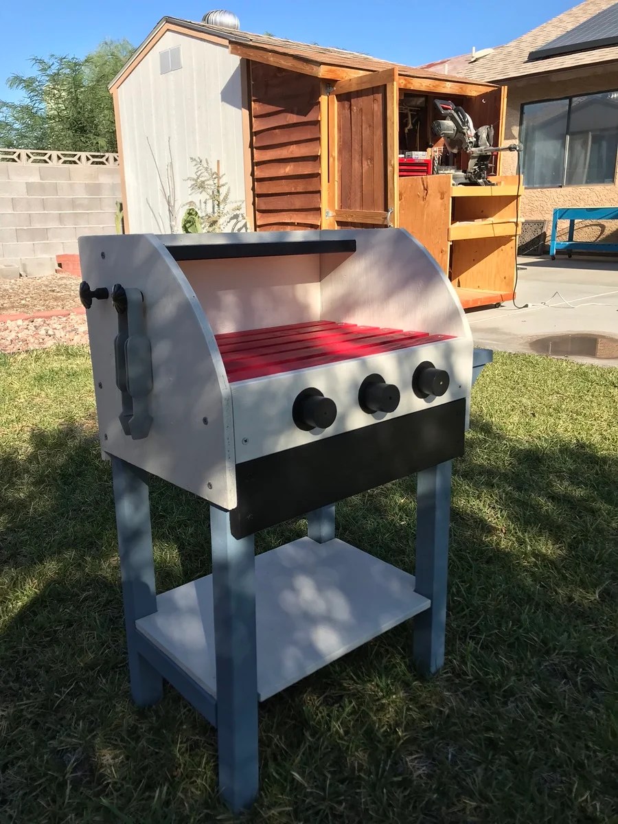 Wooden Play Toy Grill Ana White