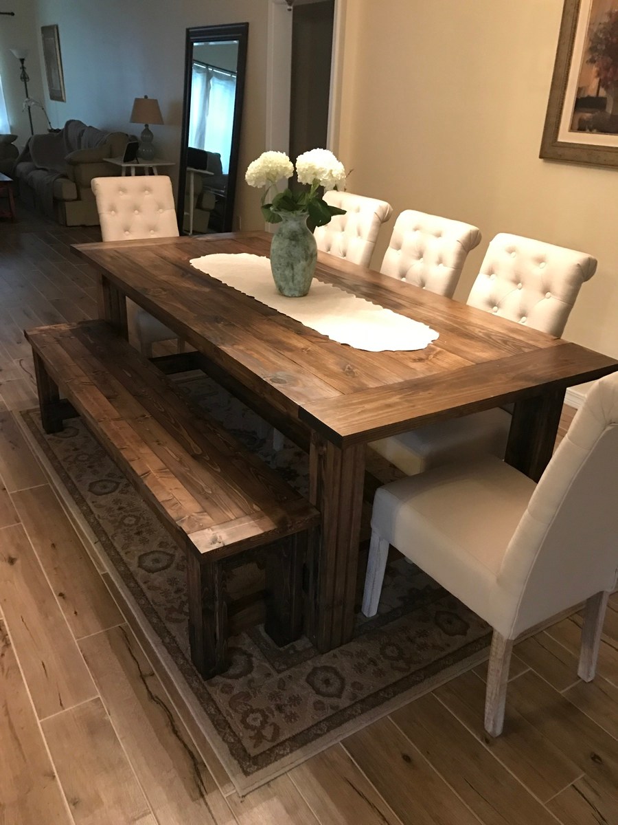 Farmtable and Bench Ana White