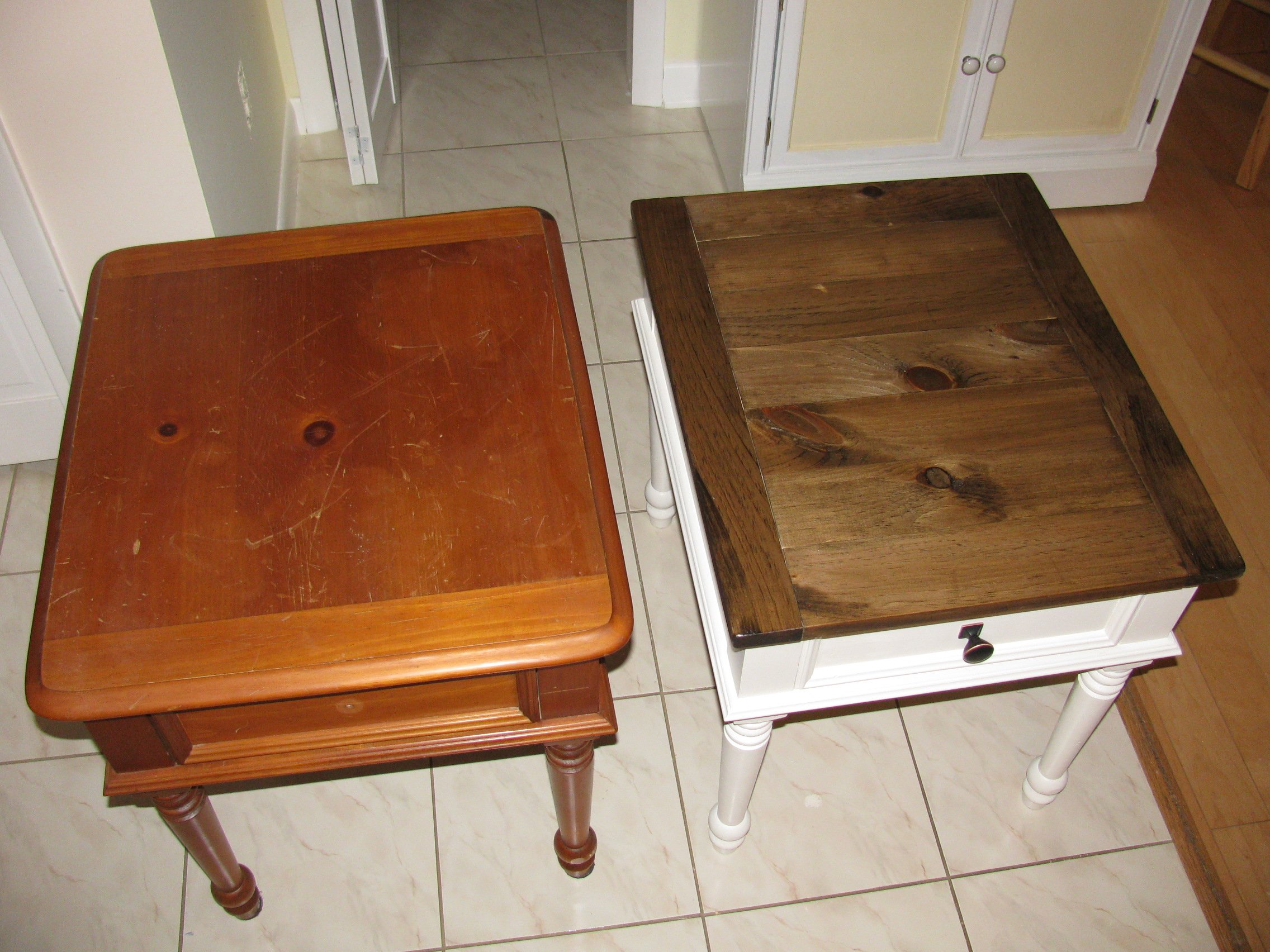 Best Way To Refinish End Tables at Jon Hall blog