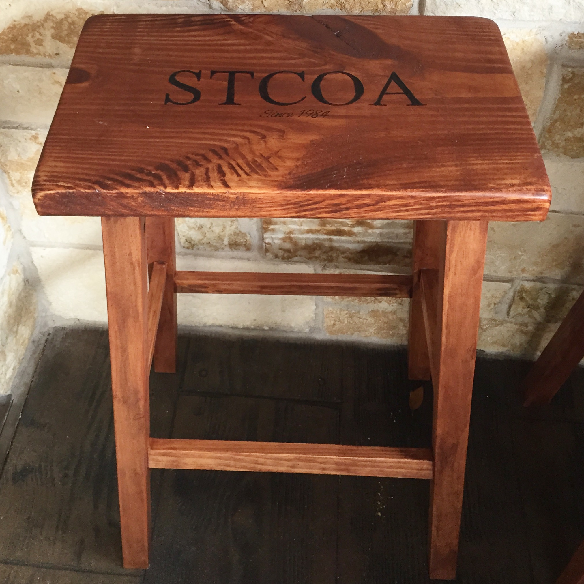 Ana White | Rustic Bar Stools with company Logo - DIY Projects (2024 x 2024 Pixel)