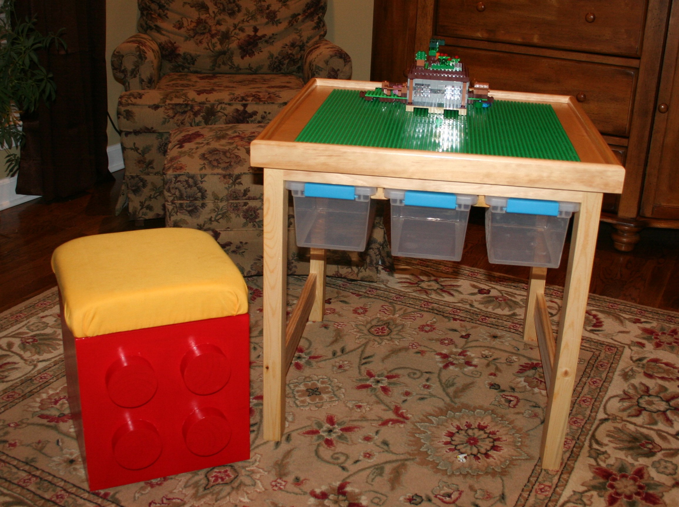 Lego Table/Stool Ana White