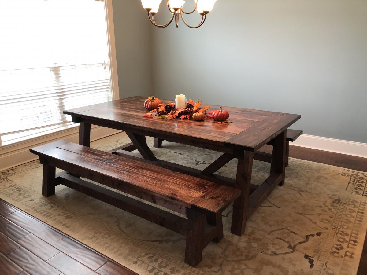 4x4 Truss Tablefor big family Ana White