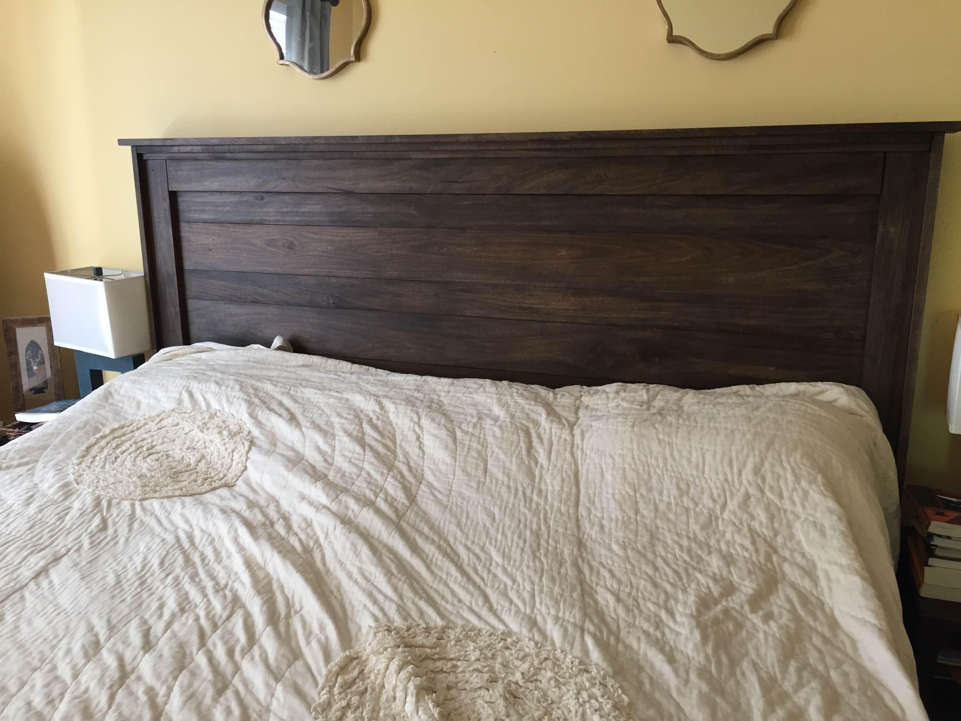 Ana White reclaimed look headboard DIY Projects