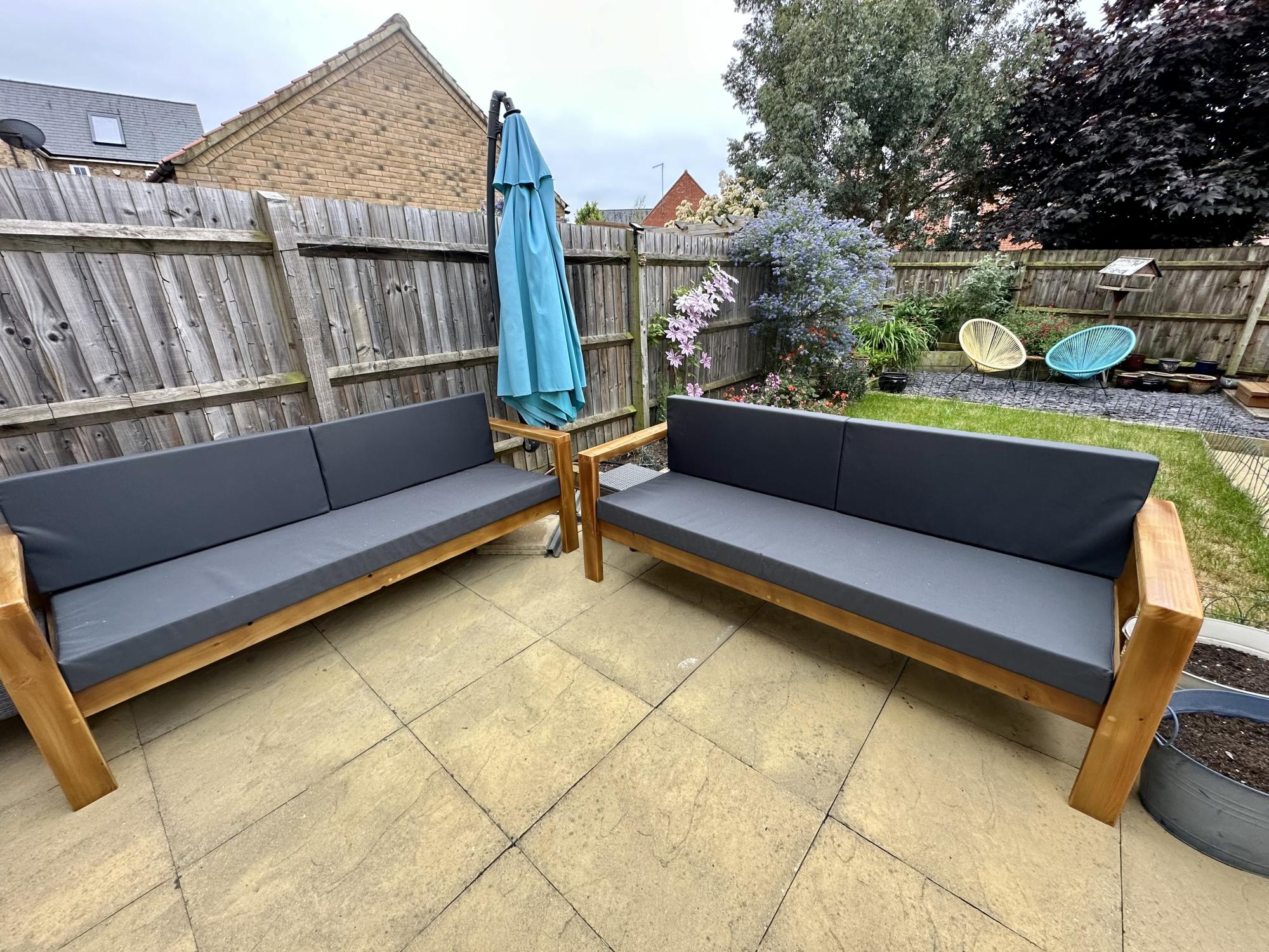 Outdoor sofas Ana White