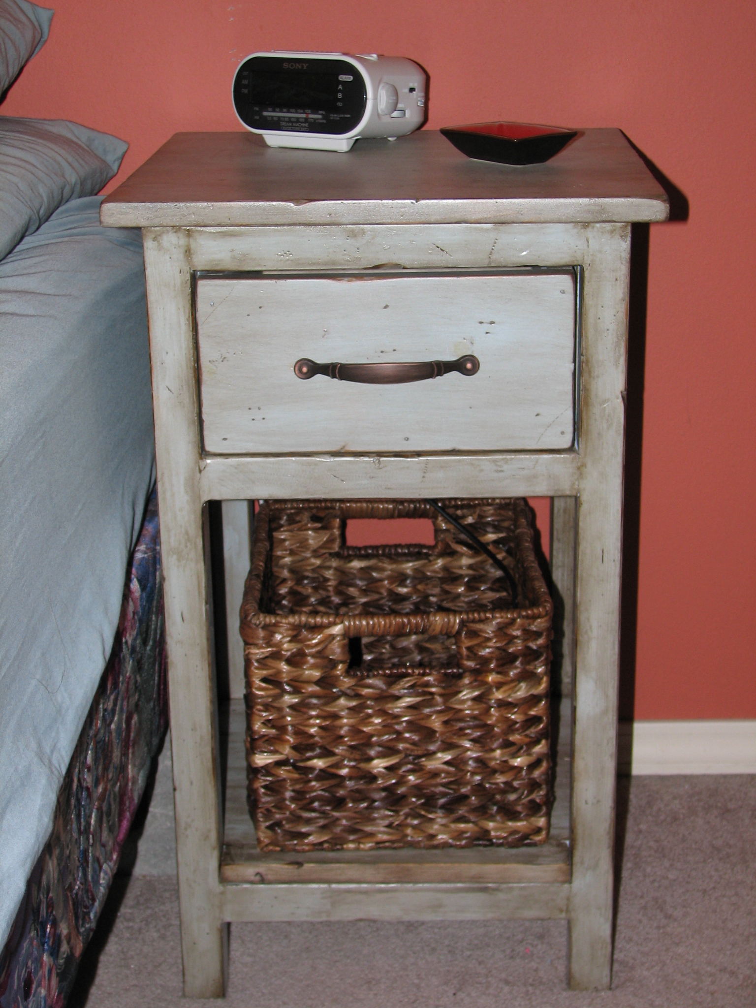 Mini Farmhouse Bedside Table Ana White