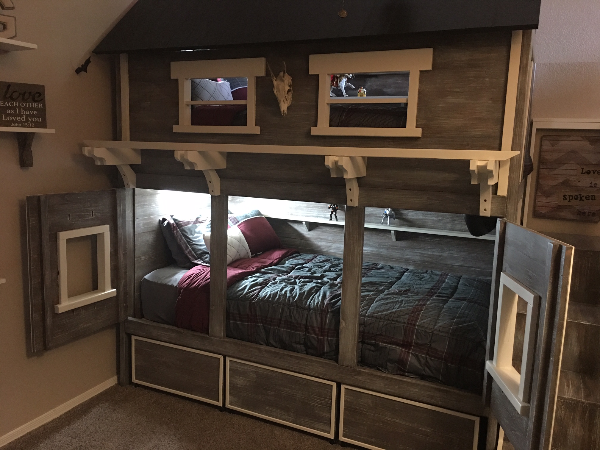 Ana White The Boy Cave DIY Projects