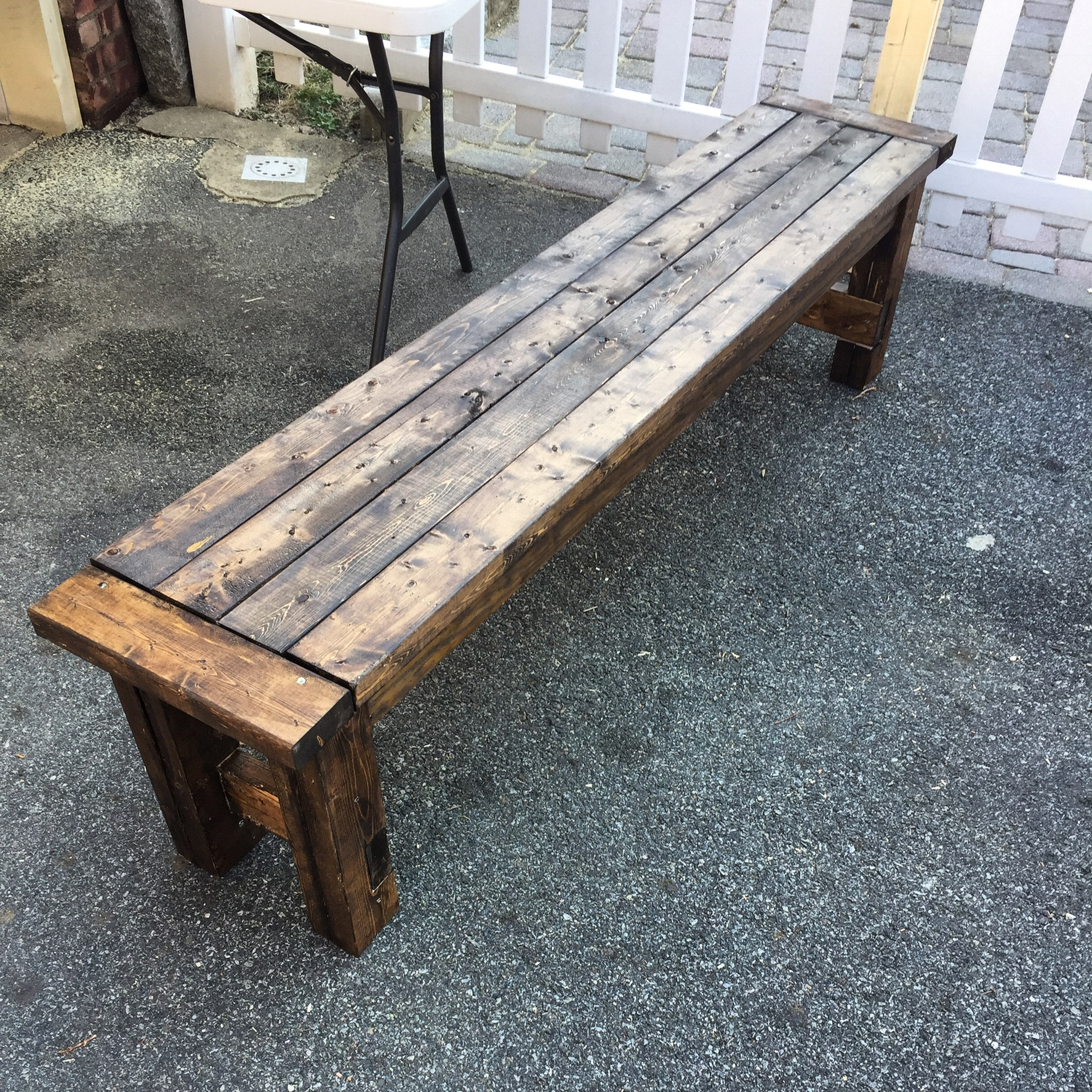 Awesome and super sturdy bench Ana White