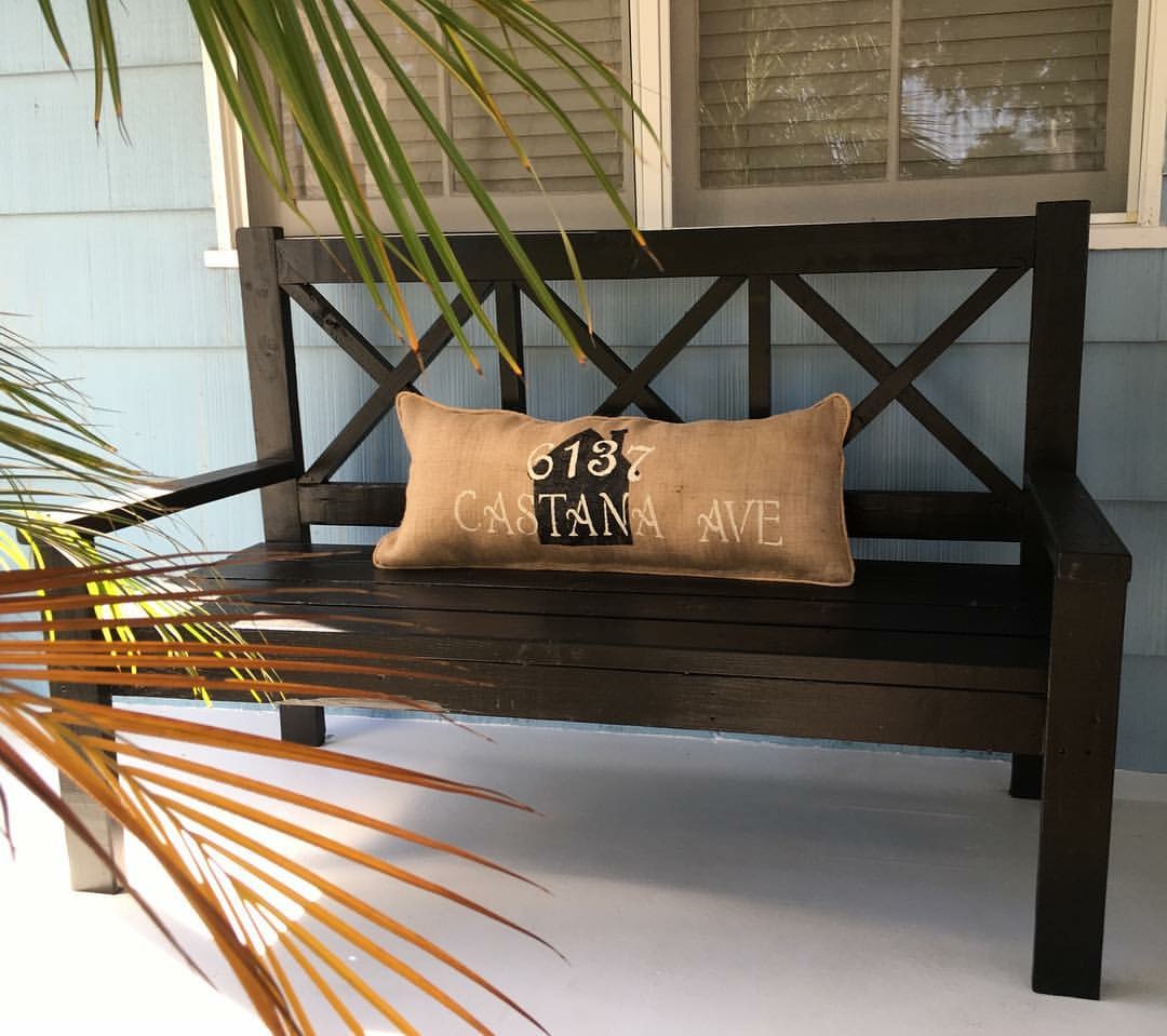 Ana White | Large Porch Bench - DIY Projects