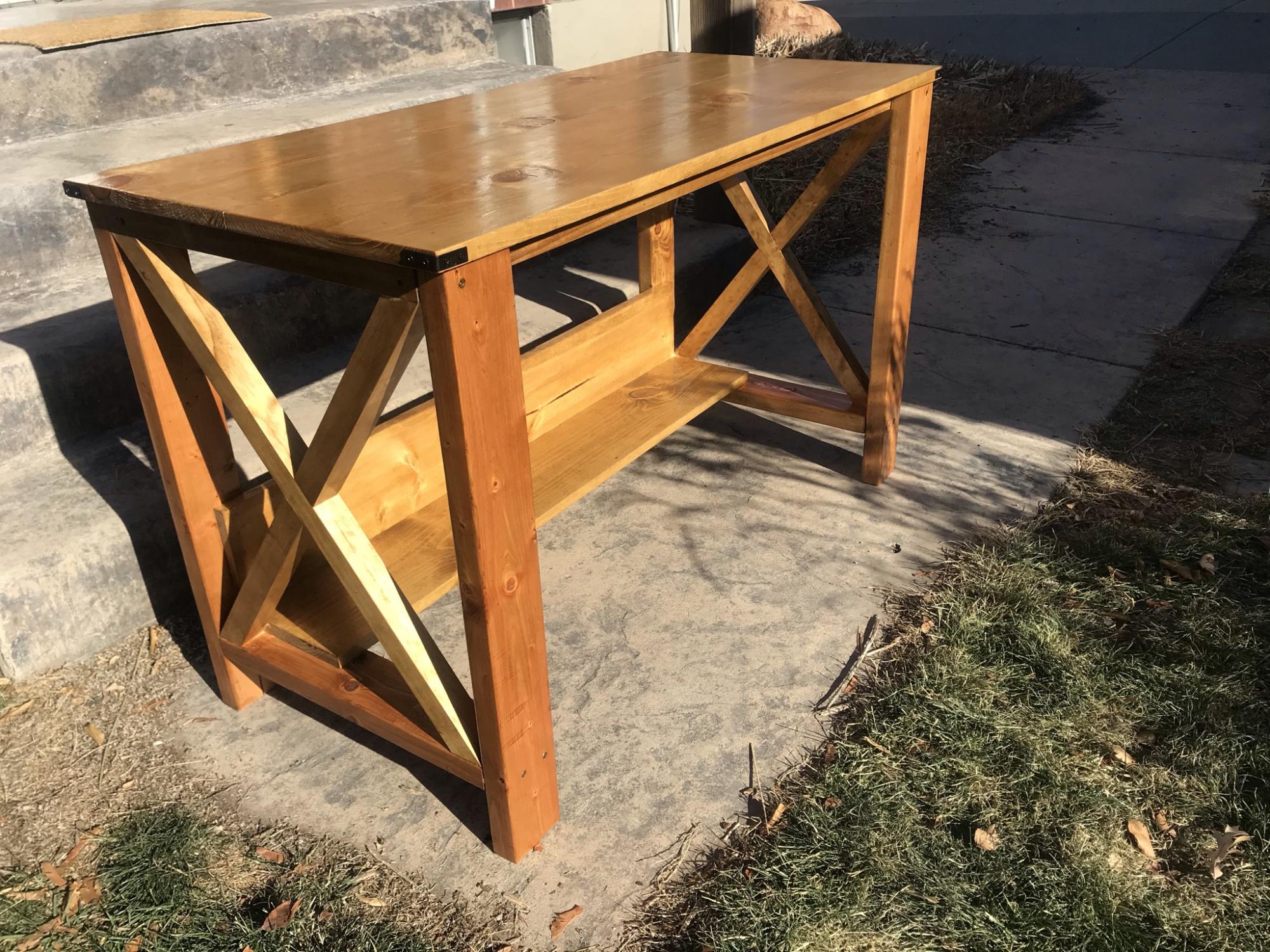 Farmhouse desk Ana White