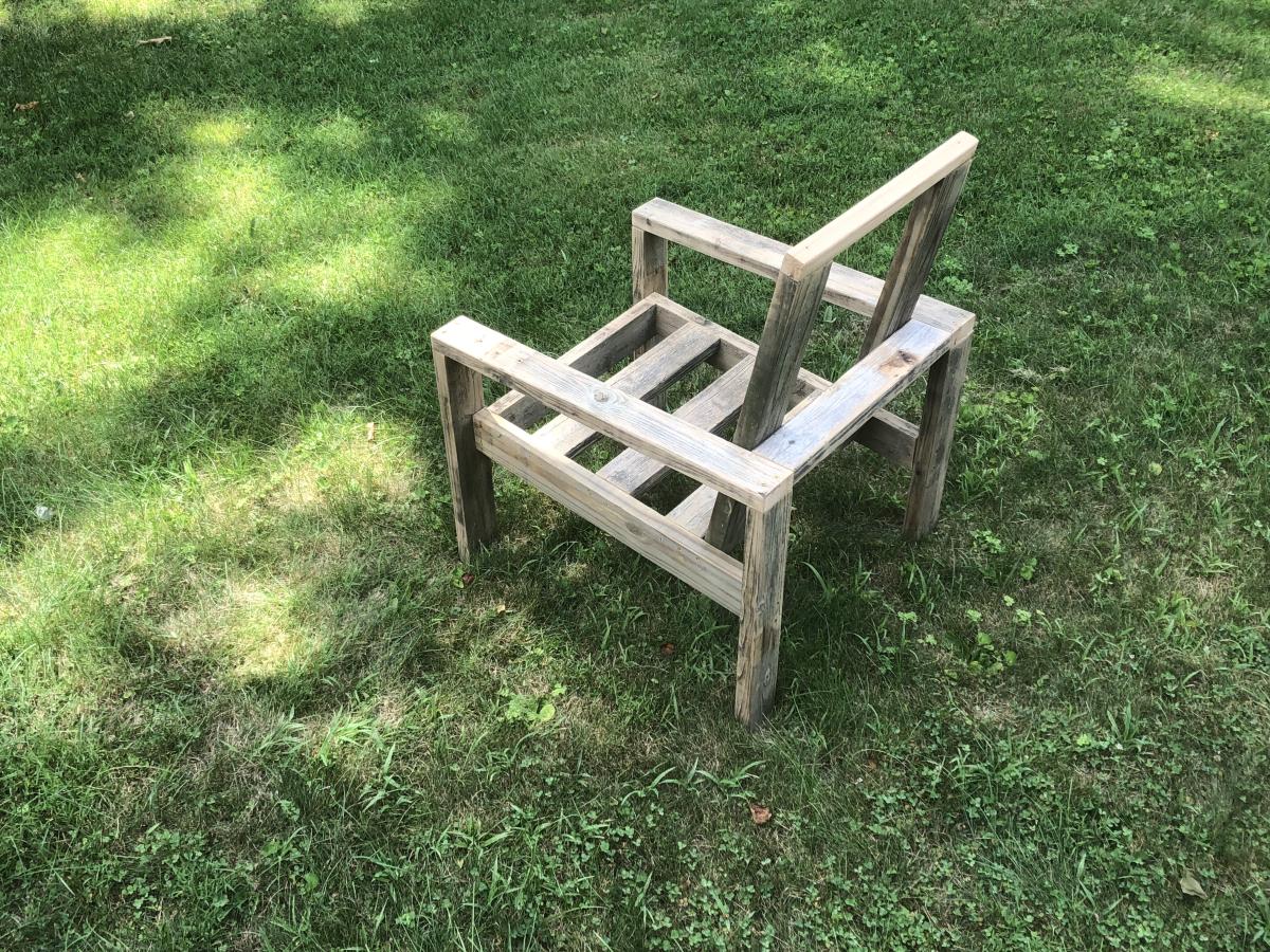 Comfortable EasyBuild Chair Ana White