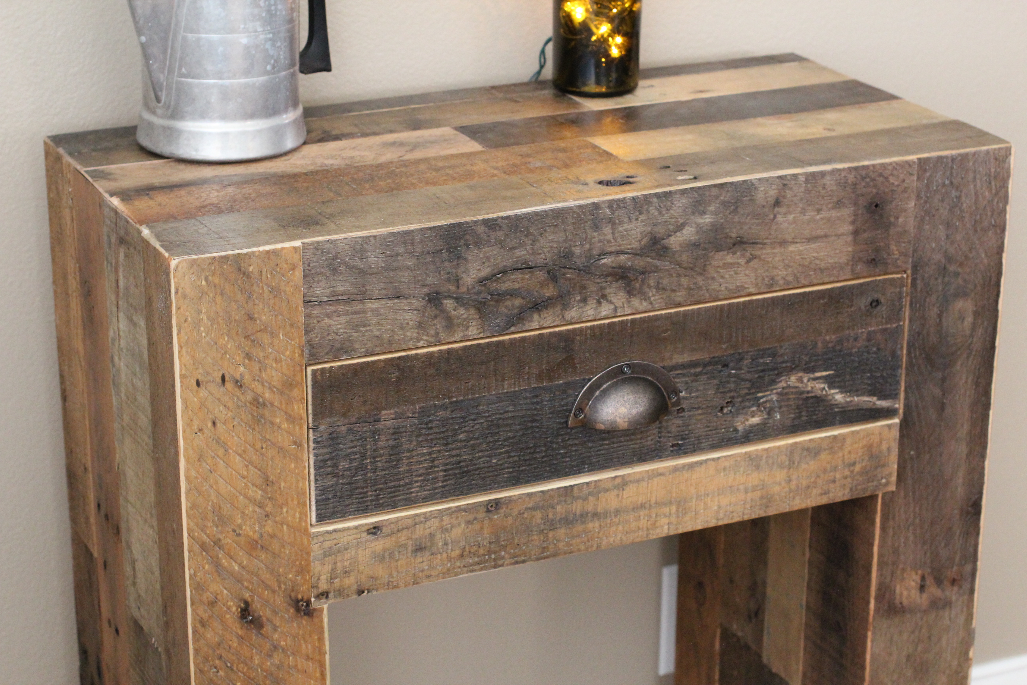Ana White Reclaimed console table DIY Projects