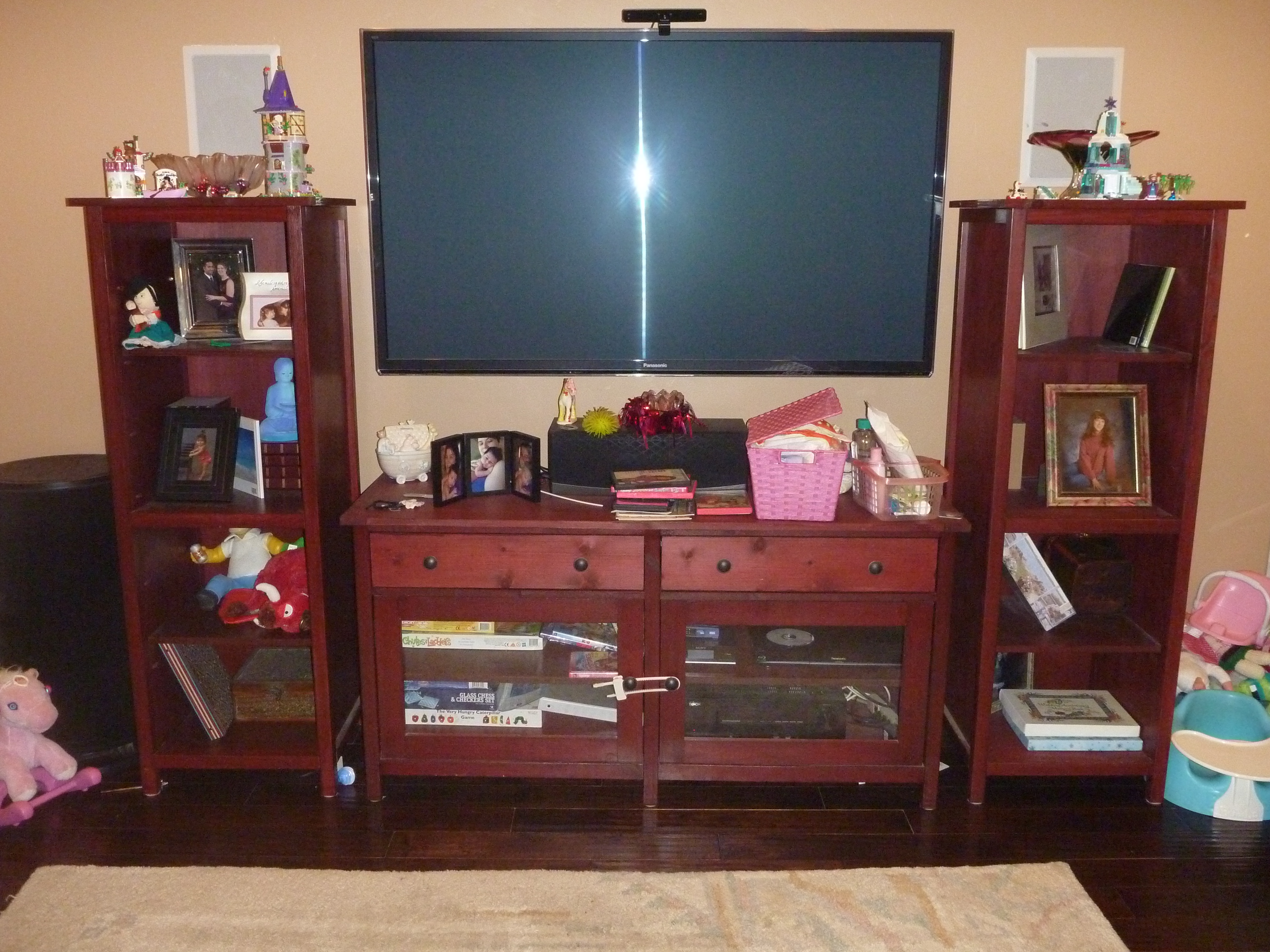 Media console and towers Ana White