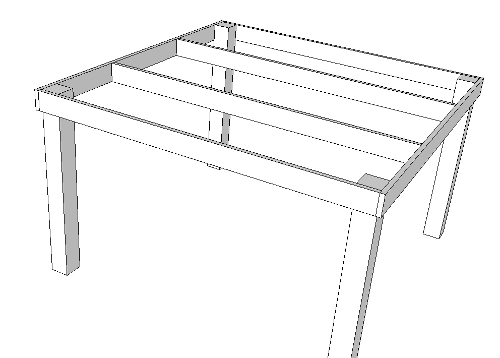 Pub/Counter Height Table (Seats 8) Ana White