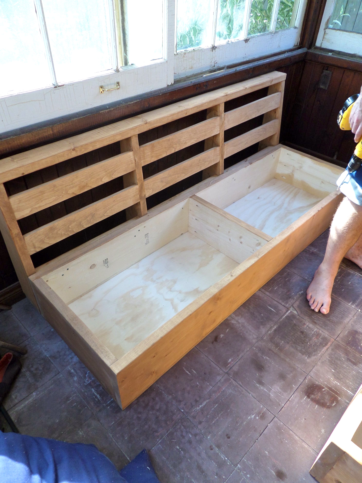 Ana White | Storage Sectional - DIY Projects (1488 x 1984 Pixel)