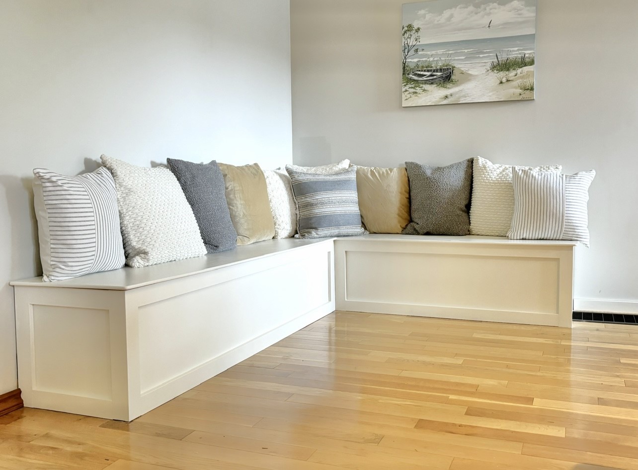 DIY Banquette Storage Bench Ana White