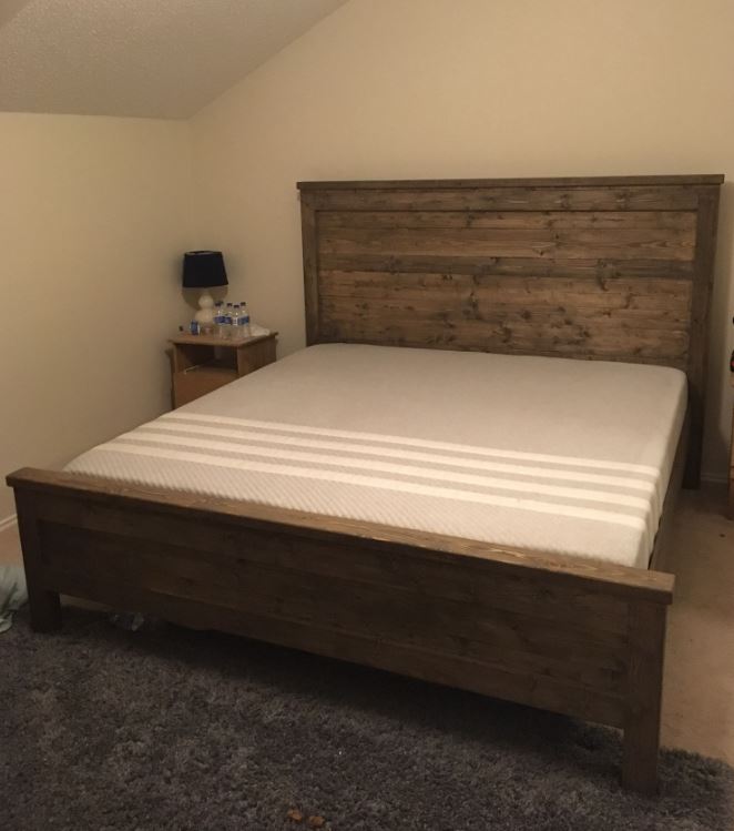 Ana White King Reclaimed Bed Headboard / Footboard DIY Projects