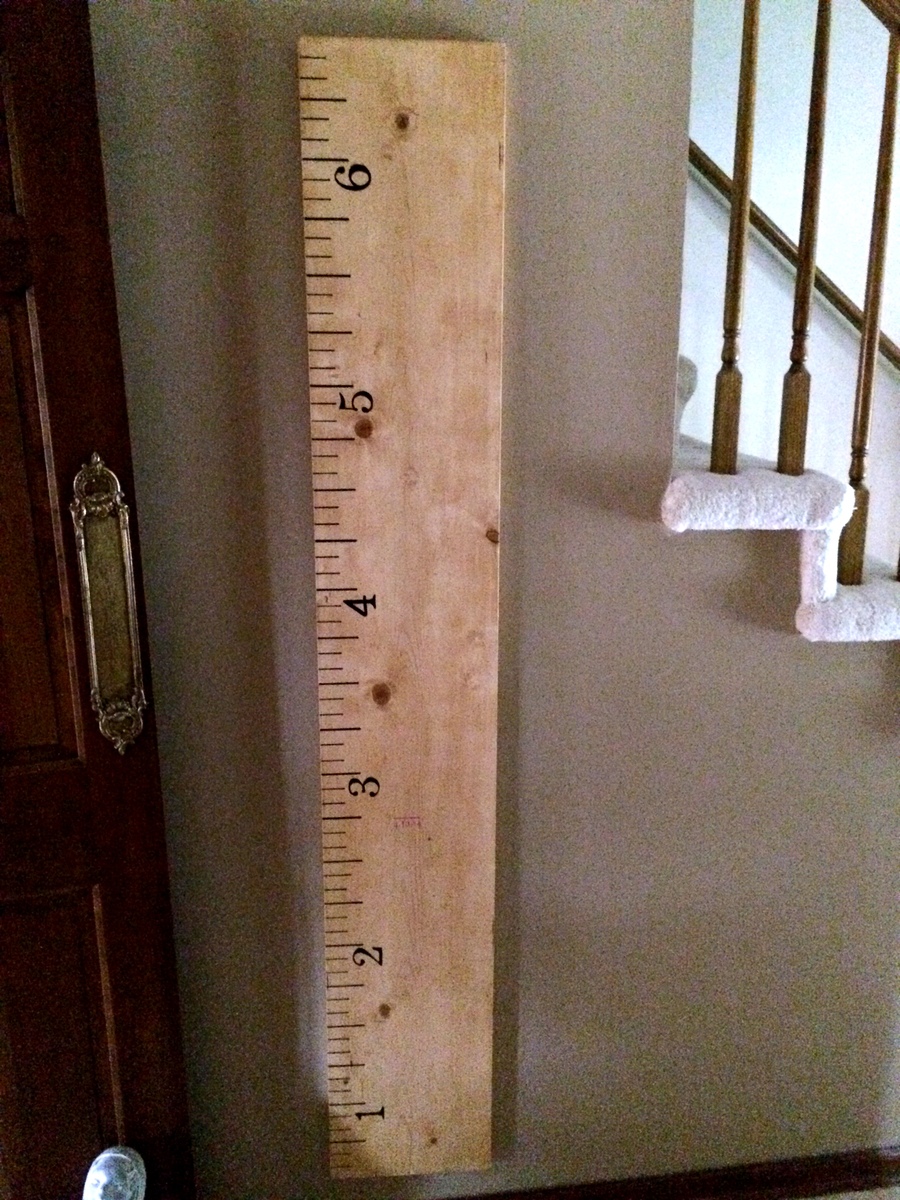 Ana White Growth Chart Ruler DIY Projects