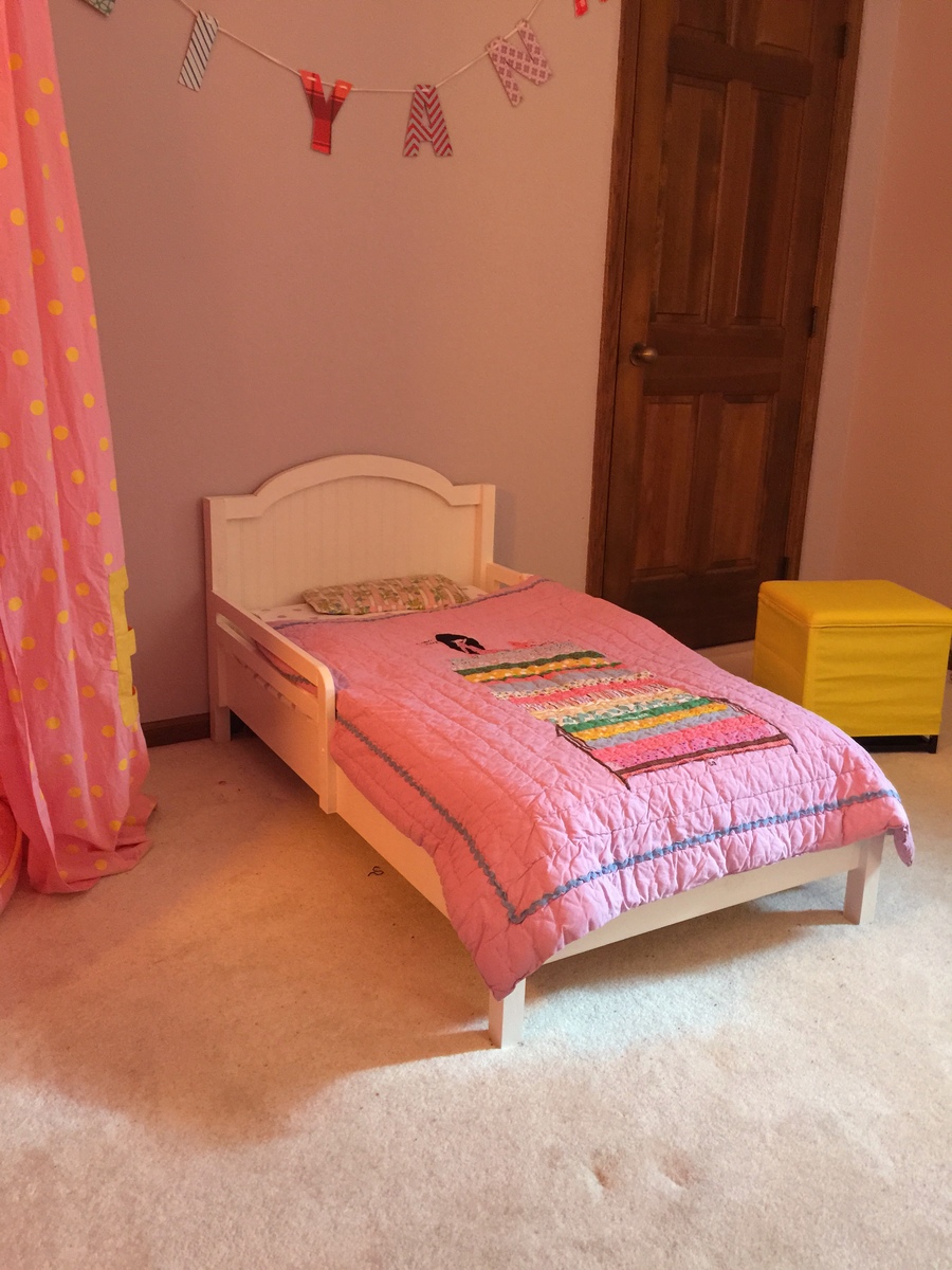 Ana White Traditional Wood Toddler Bed DIY Projects