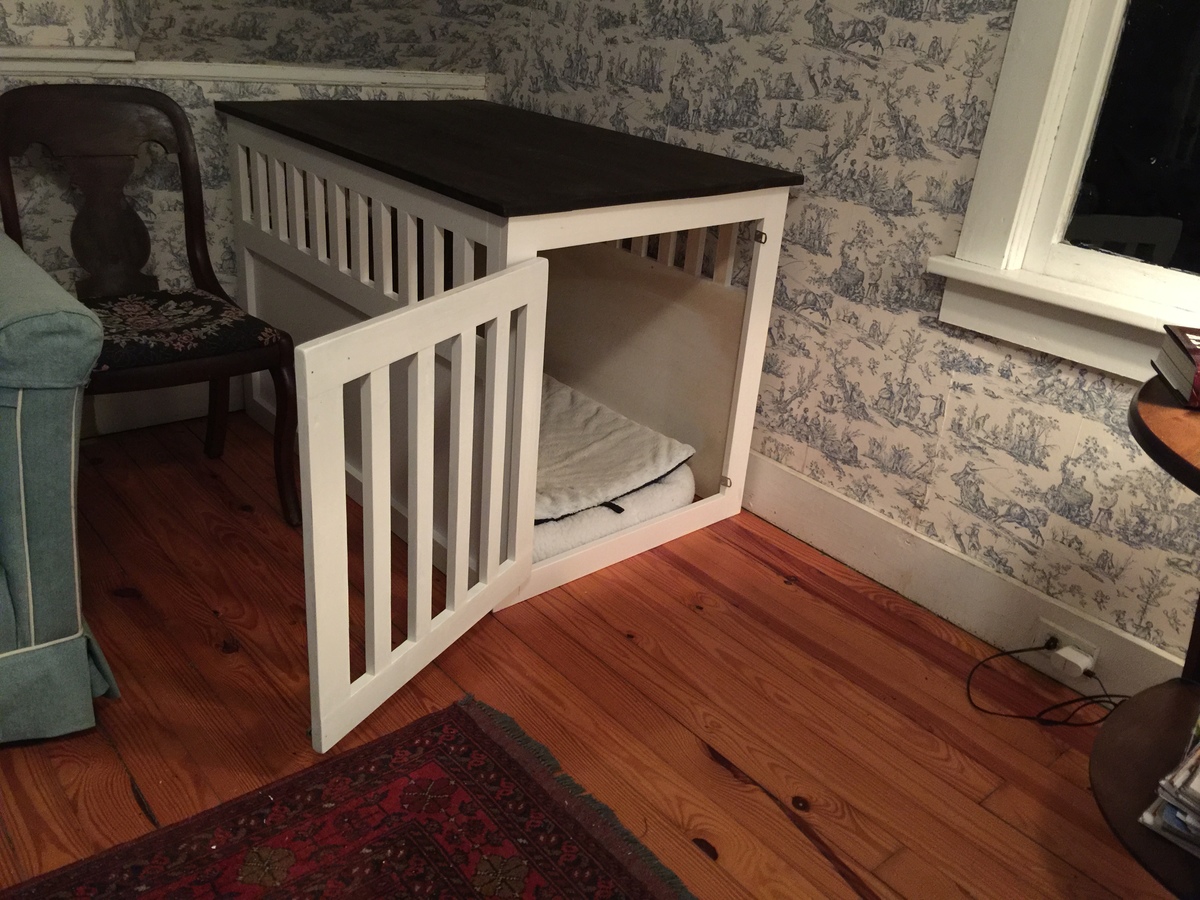 ExtraLarge Wood Pet Kennel End Table Ana White