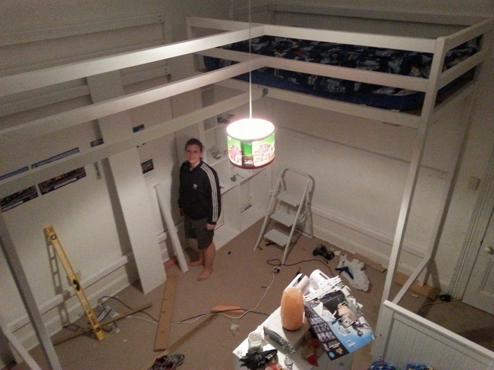 Ana White L shaped loft beds DIY Projects