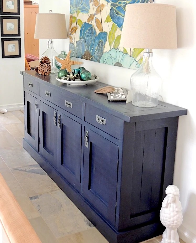 Gigantic planked sideboard Ana White