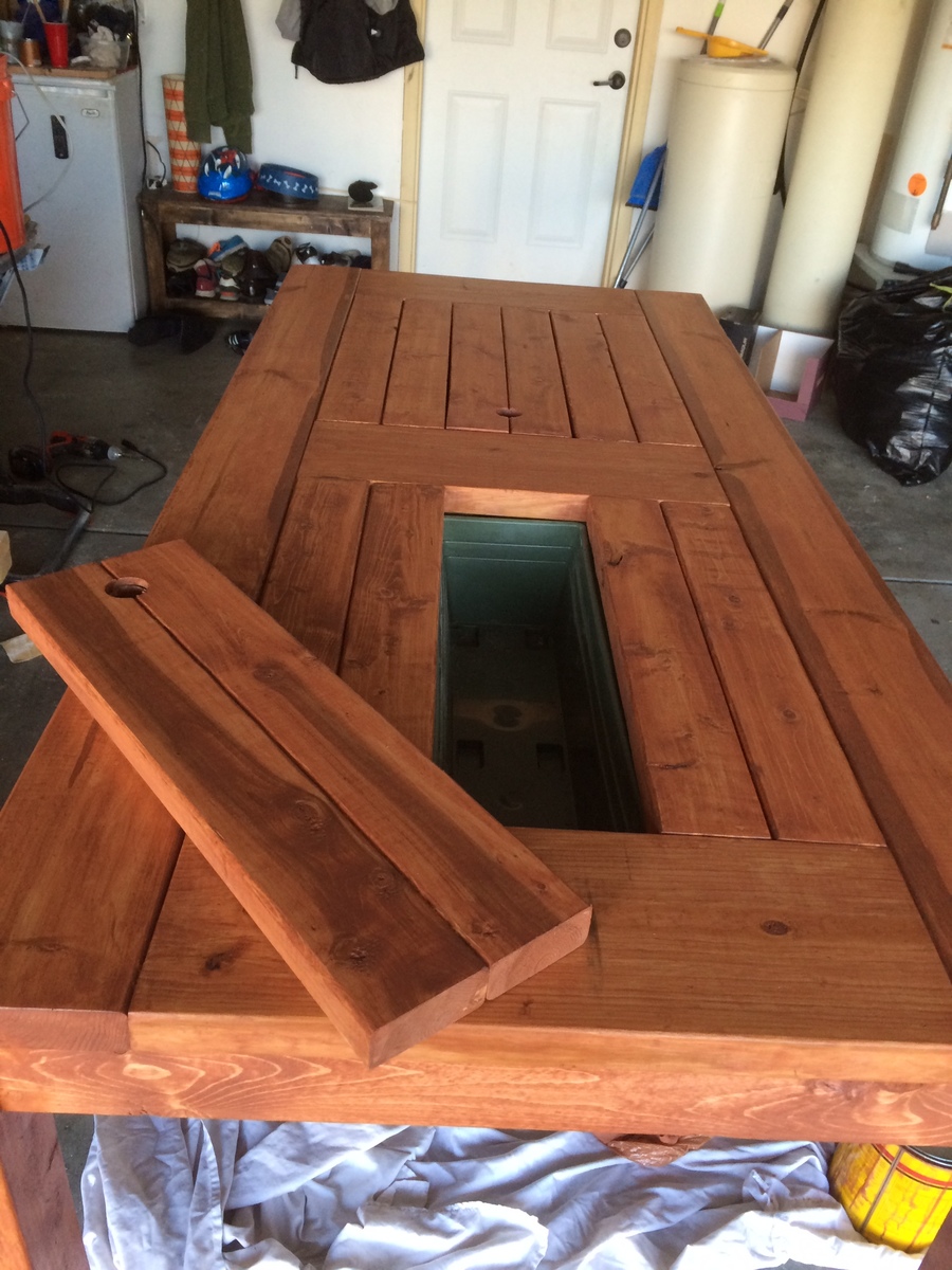 How To Make A Cooler Table at Gary Green blog