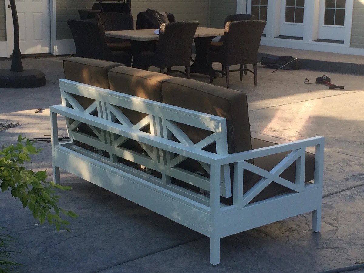 Ana White Outdoor Sofa Mashup DIY Projects