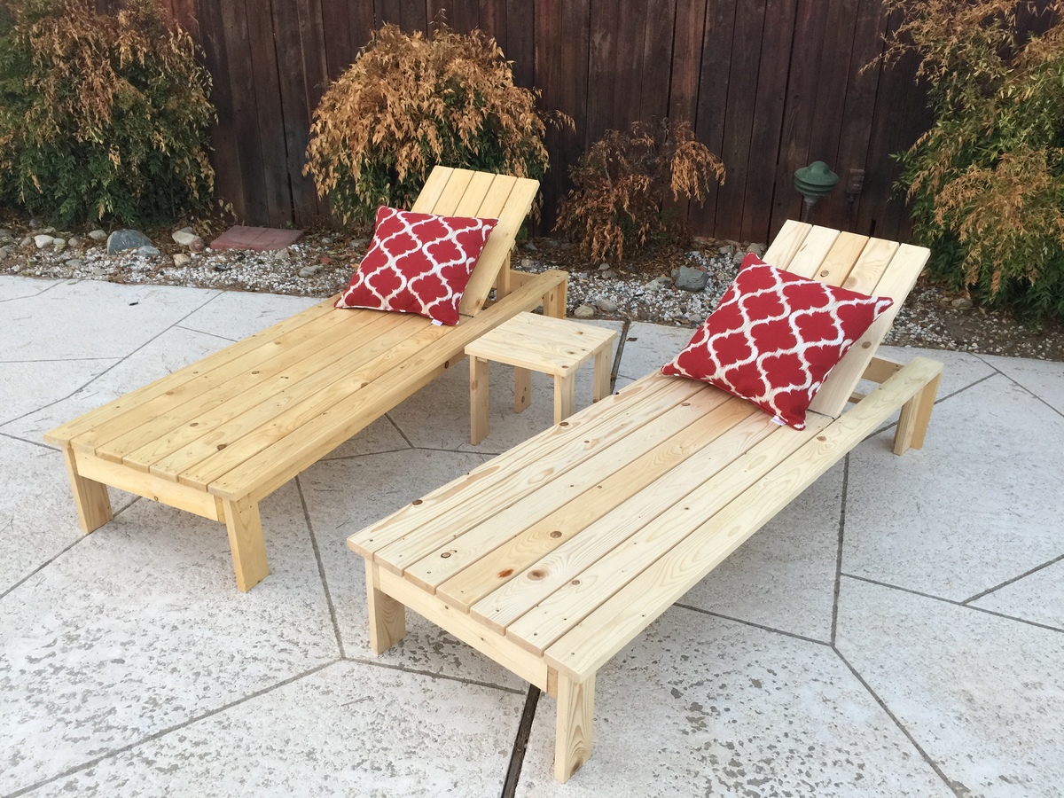 I HEART Ana White Outdoor Chaise Ana White