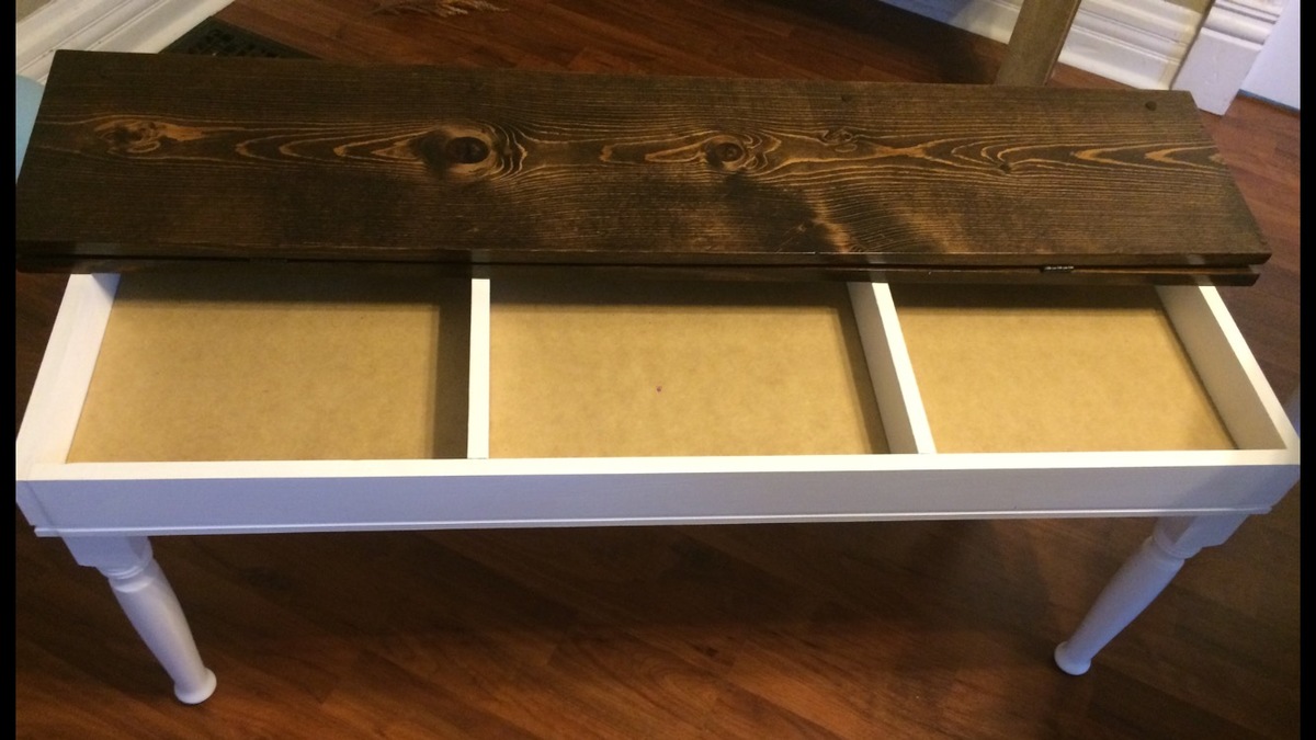 Ana White Kitchen table and storage benches DIY Projects