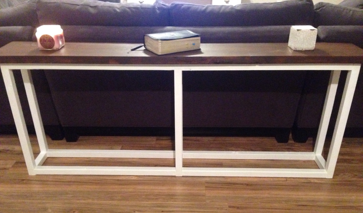 Ana White Sofa table DIY Projects