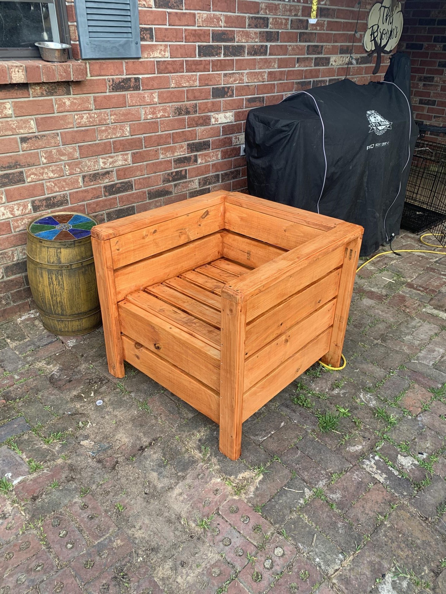 Modern Oversized Outdoor Chair Ana White