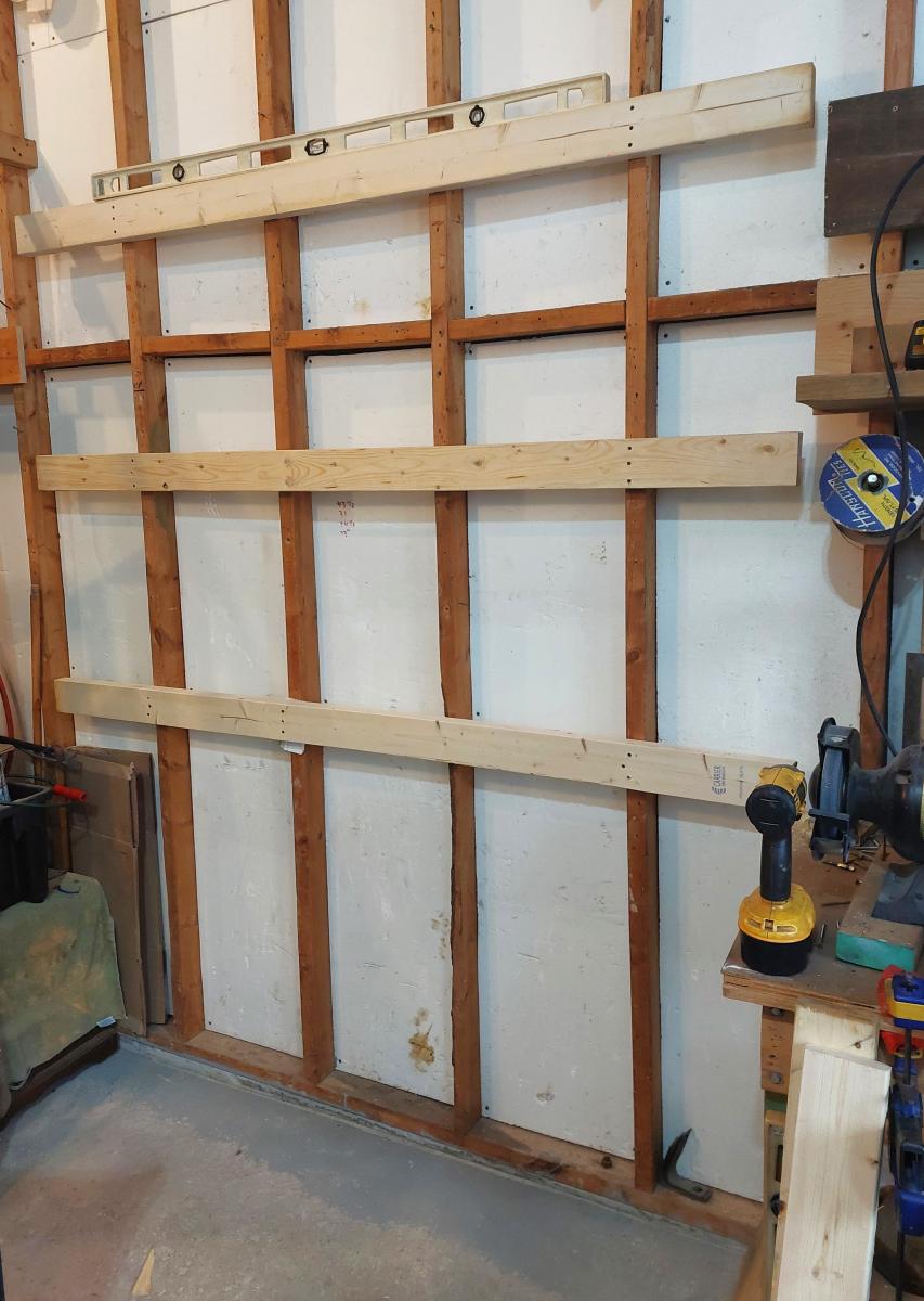 Small Garage Shelves | Ana White