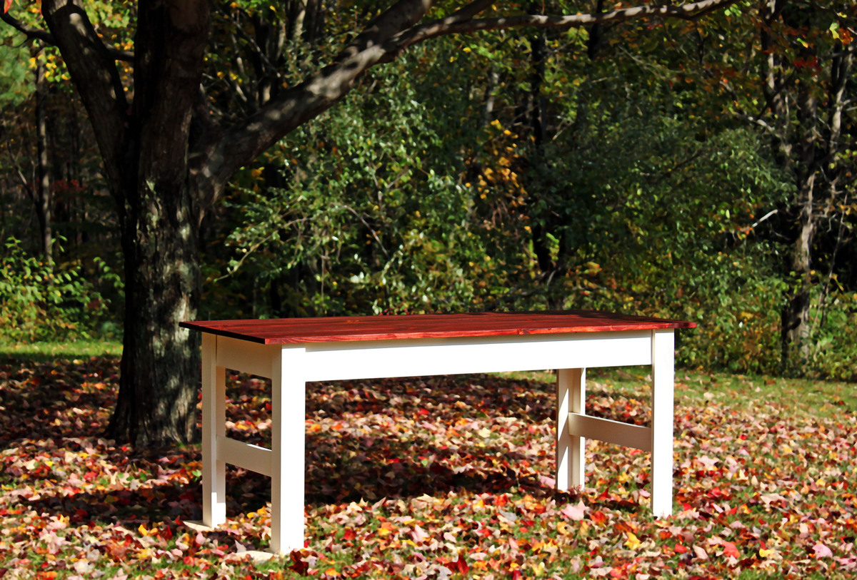 Ana White Narrow Farmhouse Sewing Table DIY Projects