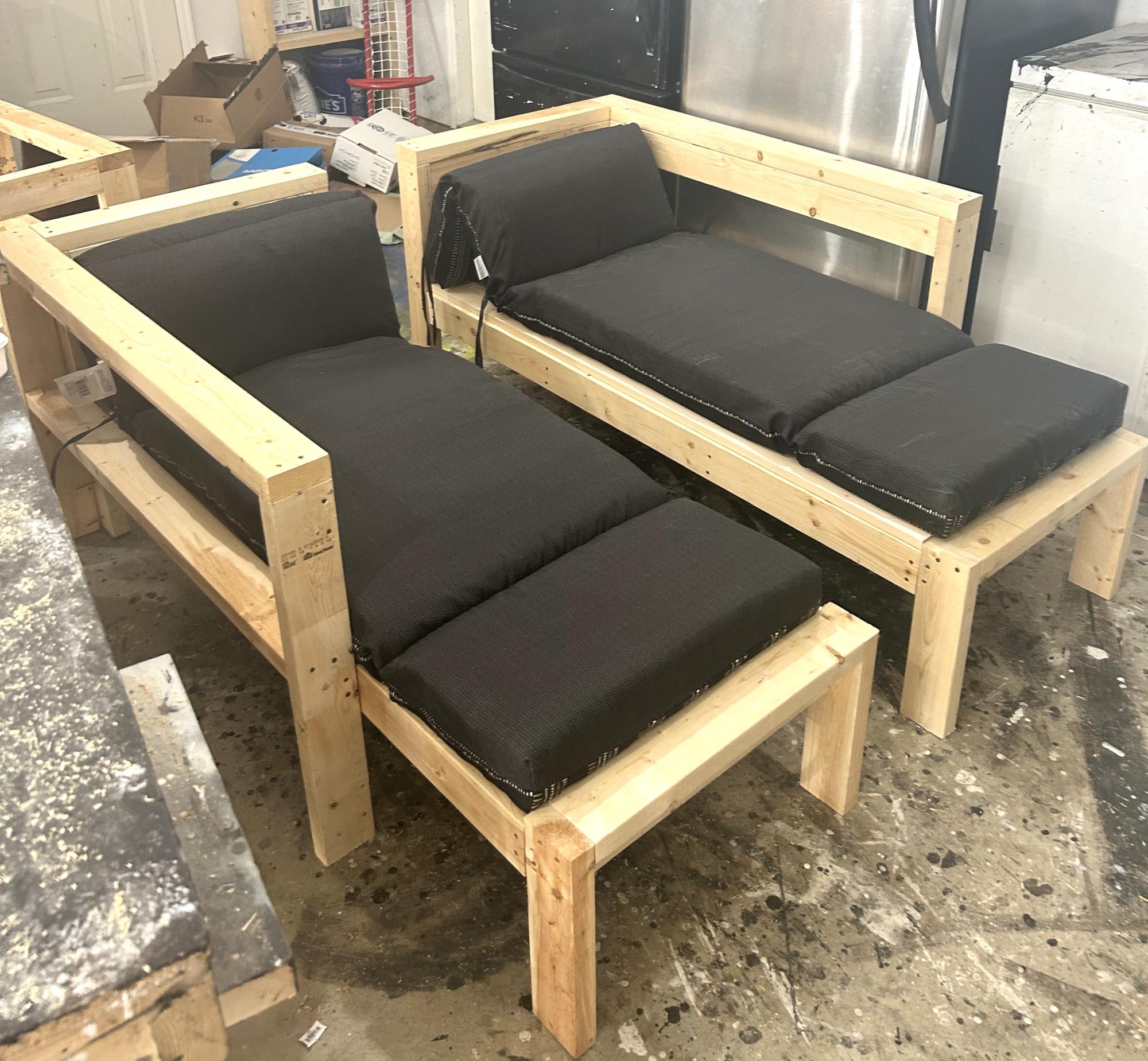 DIY Modern Lounge Chairs Ana White