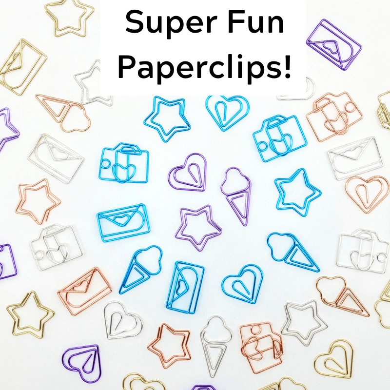 Fun Paperclips in Stunning Colors Ana Bean Paper Co.