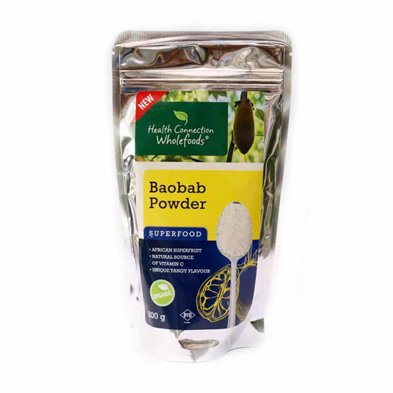 Buy Health Connection Wholefoods Baobab Powder Organic Online!