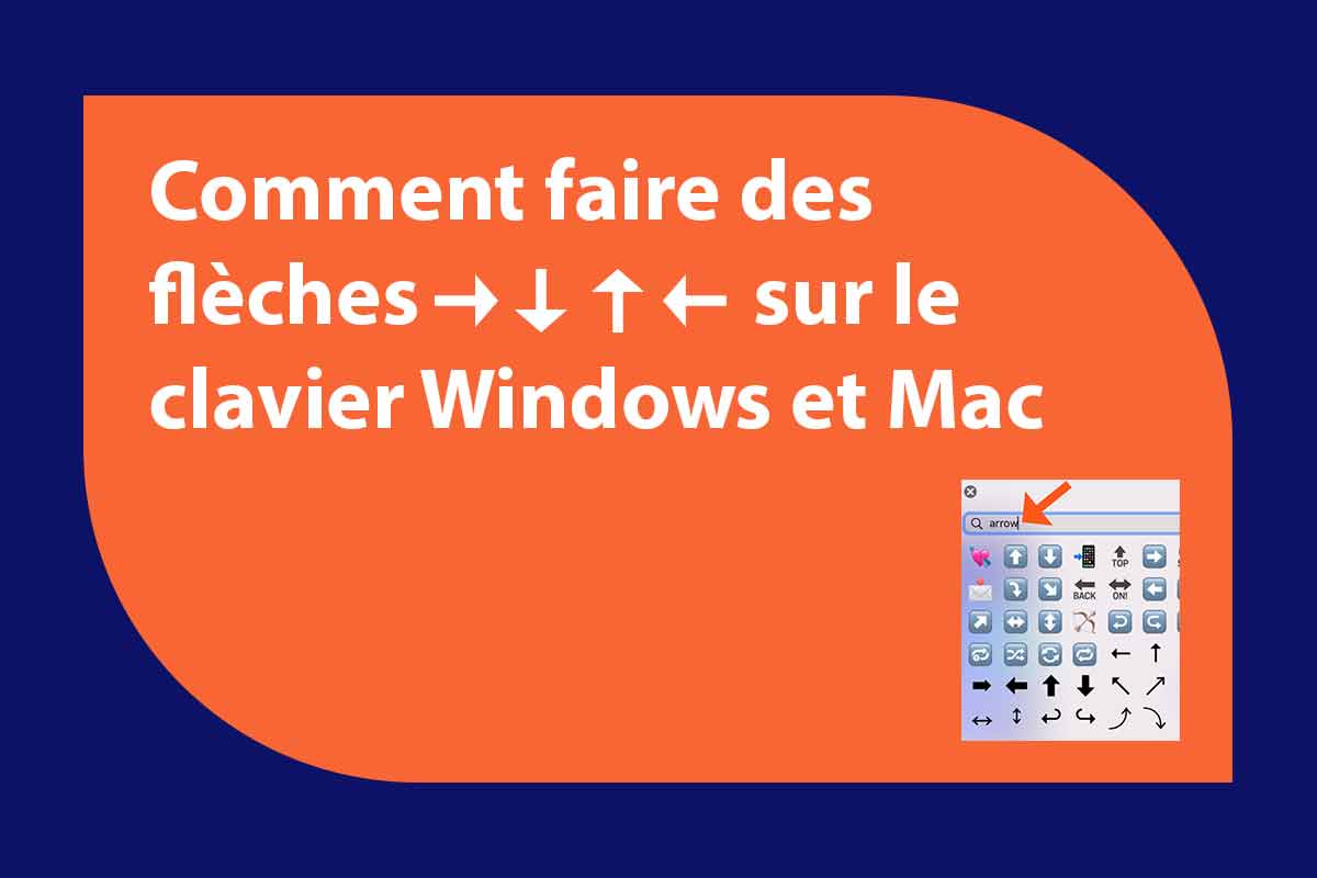 Comment faire des flèches (↑ ↓ → ←) sur le clavier Windows et Mac AnalogicTech