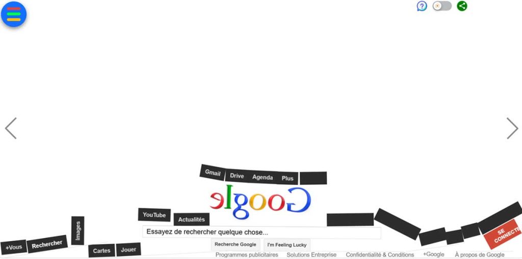 Google Gravity Fonctionnement de cette technologie amusante