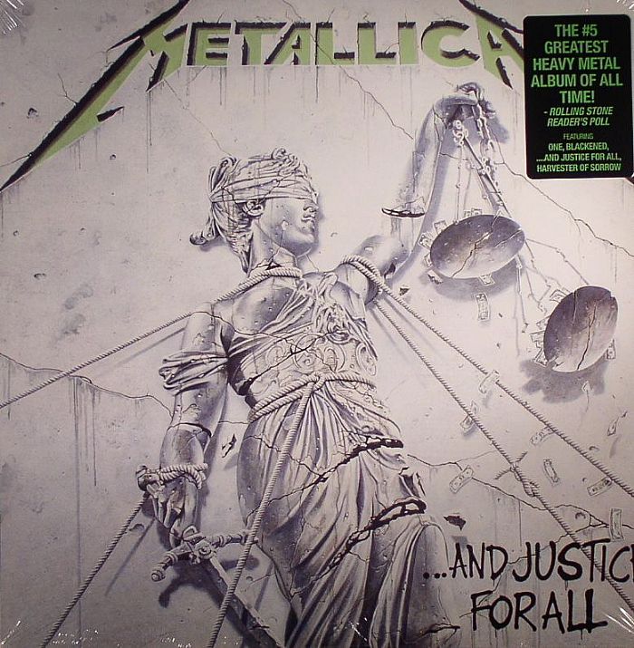 Metallica And Justice For All Vinyl LP BKN007