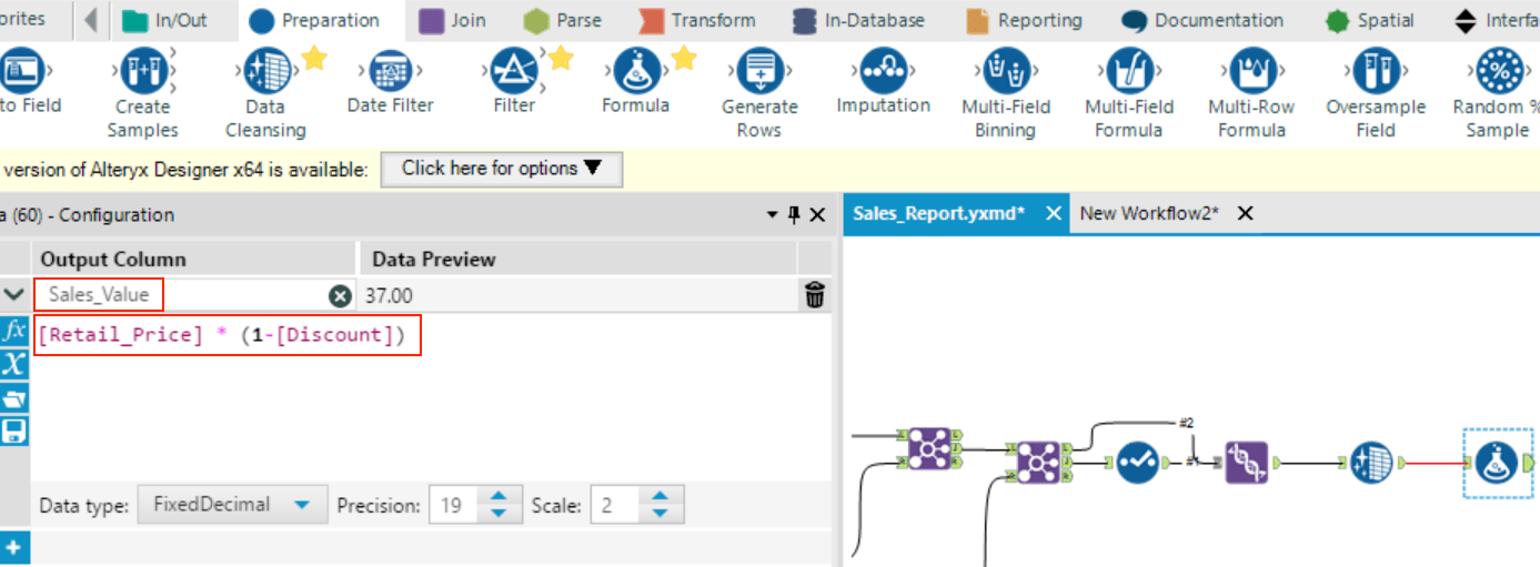 Alteryx Formula Tool Learn How to Create Calculated Fields in Alteryx