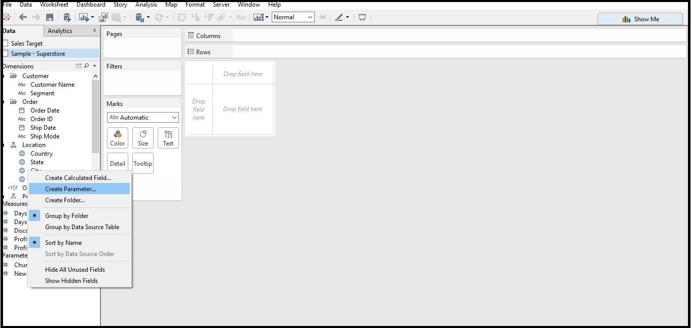 How to make Toggle Switch for Worksheets in Tableau Analytics Tuts