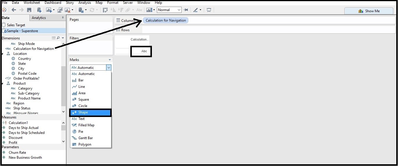 Navigation Button for Dashboards in Tableau Analytics Tuts