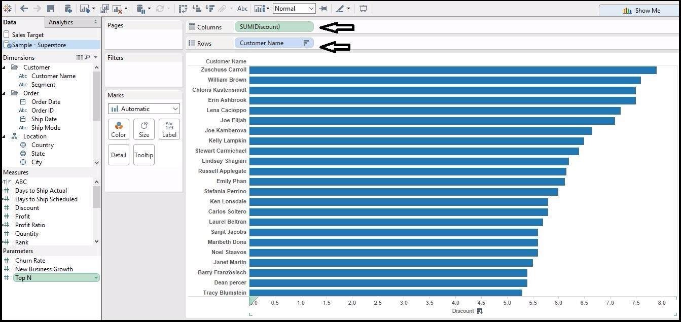 Top N Values in Tableau Analytics Tuts