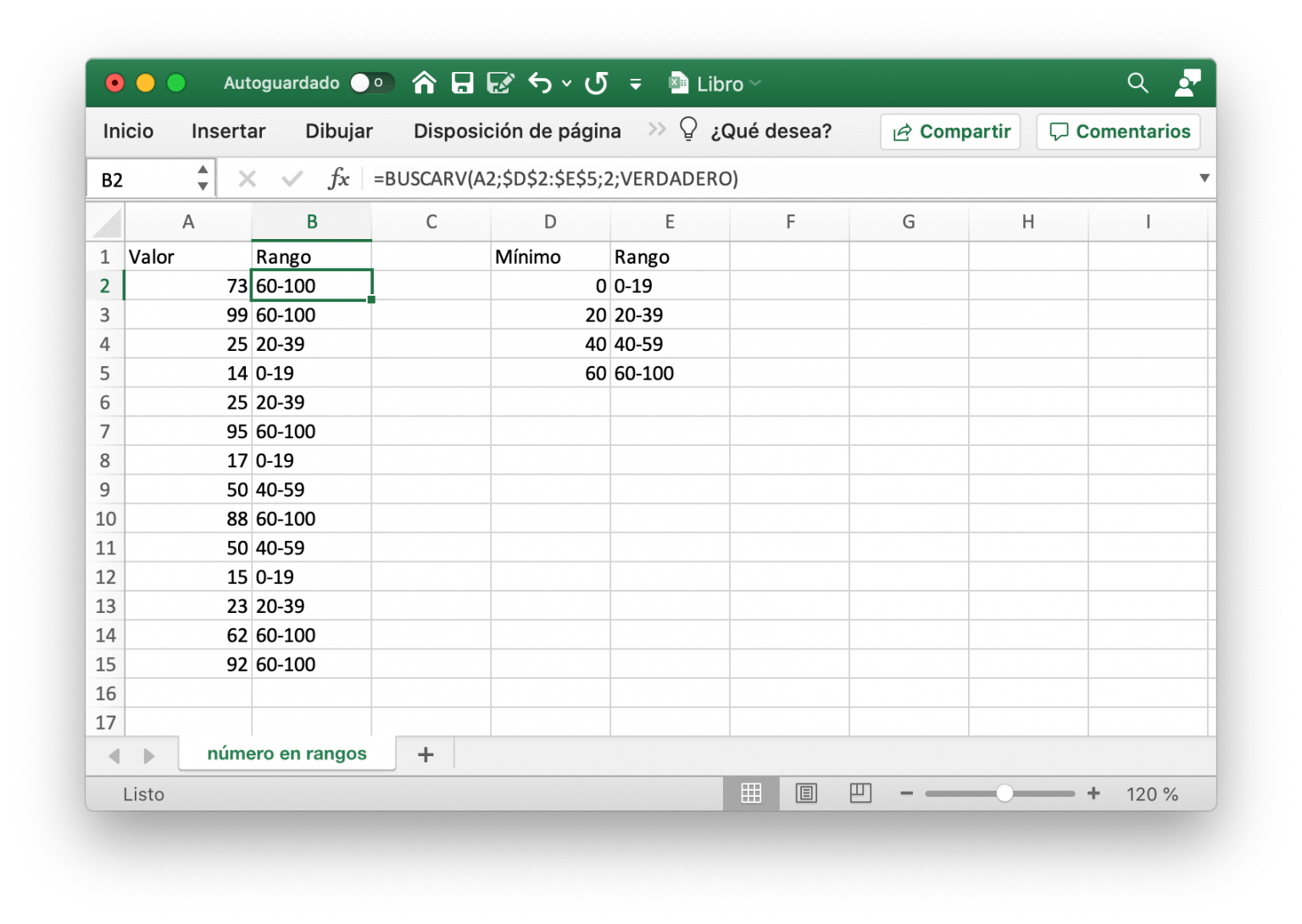 Transformar números en etiquetas con Excel Analytics Lane