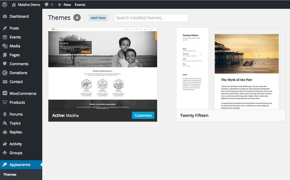 Maisha Premium WordPress Theme
