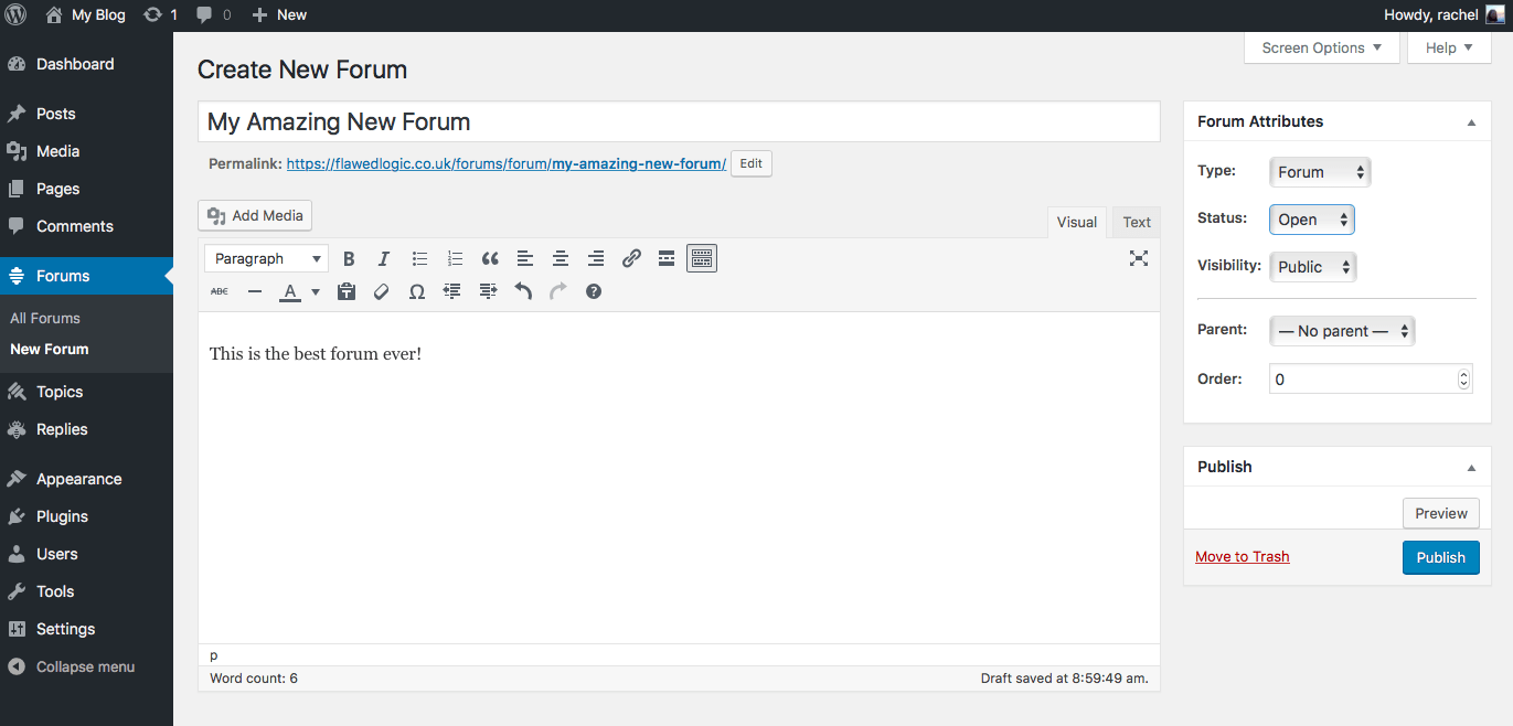 how to build a forum with WordPress