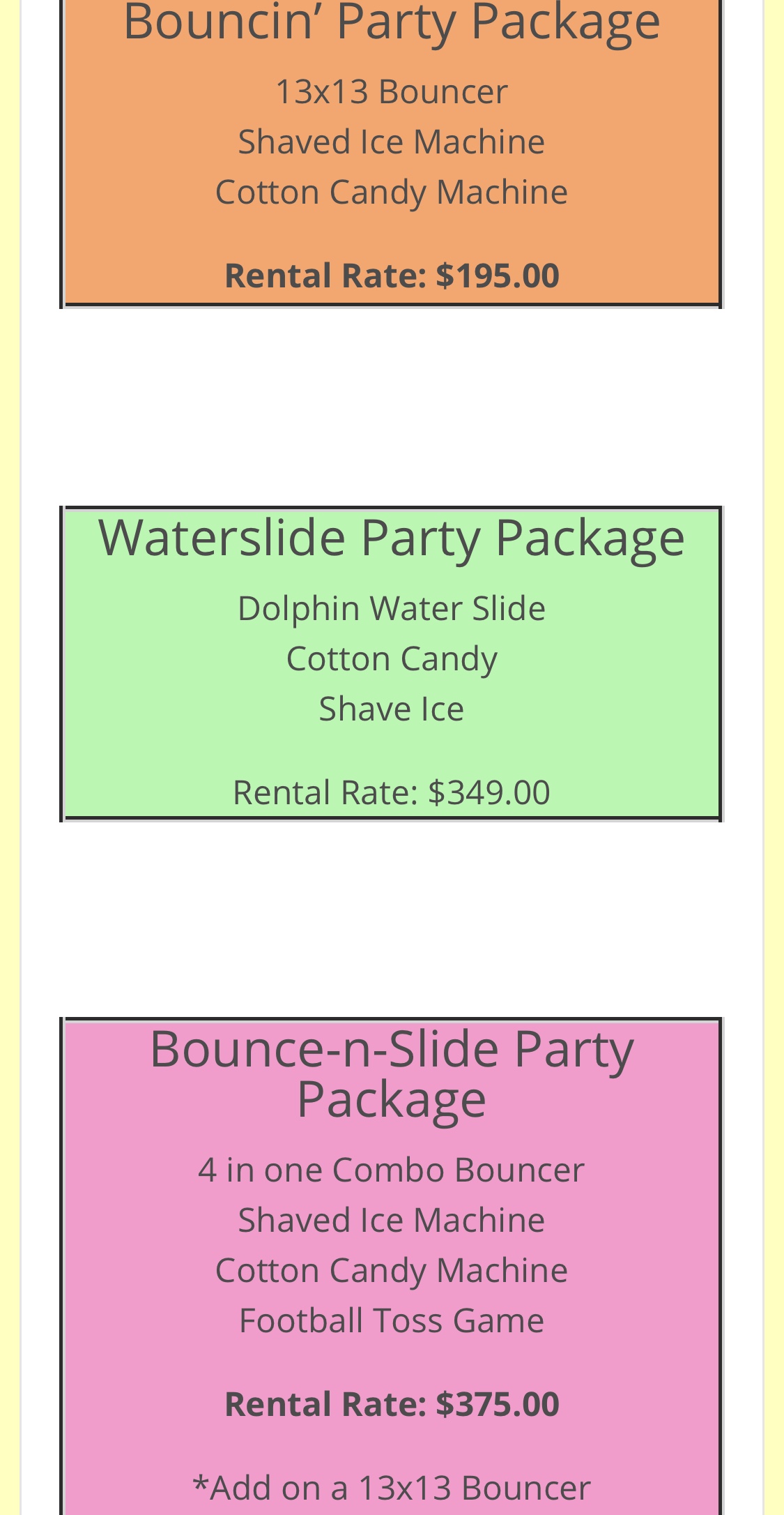 Choosing your Party Rental Company A & B Party Rentals Plus Supplies