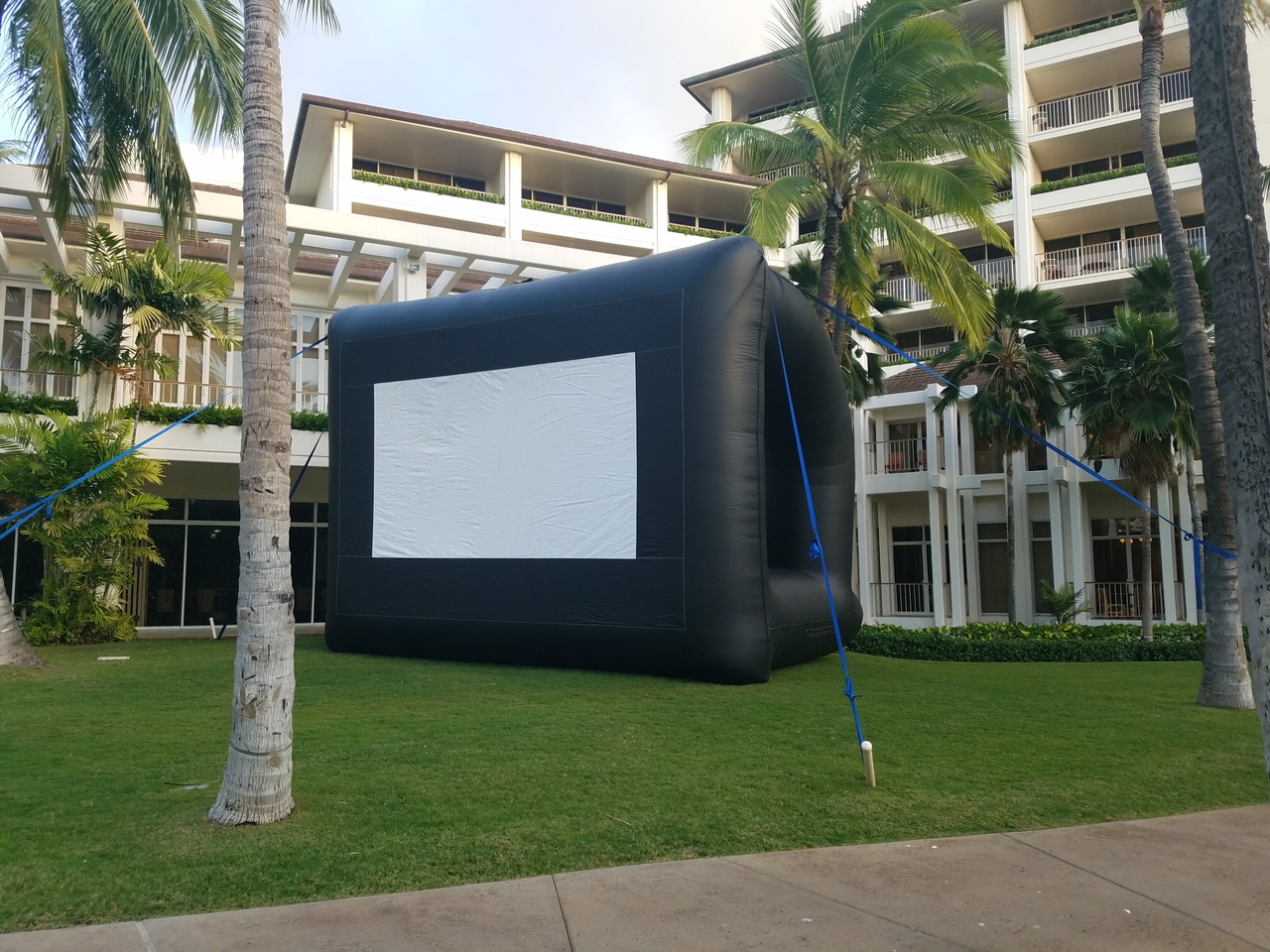 Inflatable movie screen rental Honolulu A & B Party Rentals