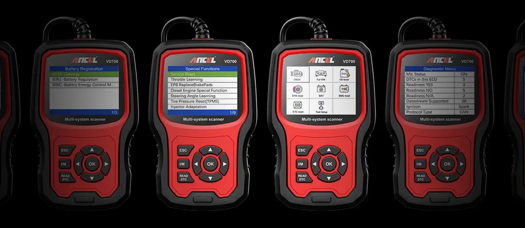 ANCEL VD700: Premium All System OBD2 Scanner for VAG Vehicles