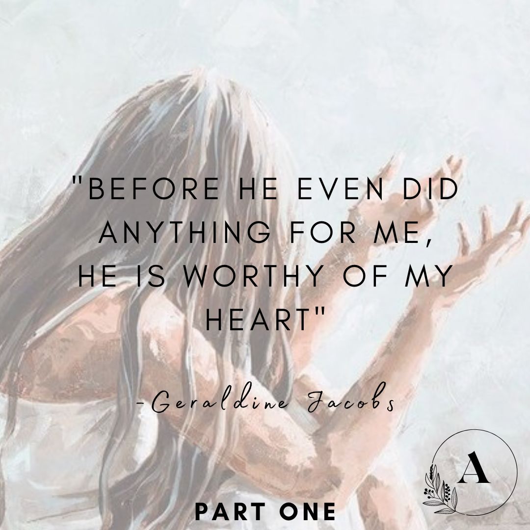 Geraldine Jacobs Worship (Part One) Anchored Foundry